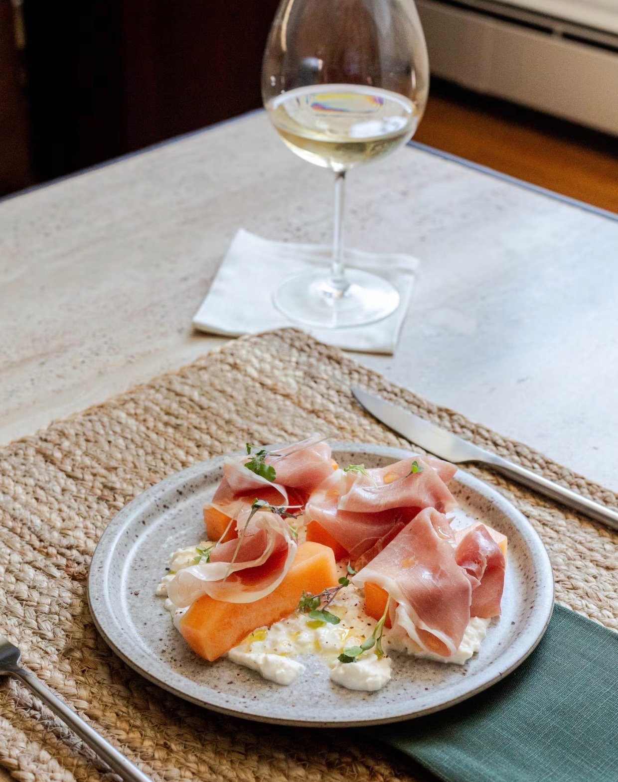 A beautifully plated seasonal starter